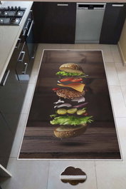 Conceptum Alfombra de Pasillo Multicolor 80 x 150 cm